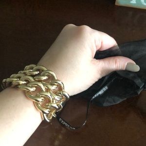 Express Gold Finish Bracelet